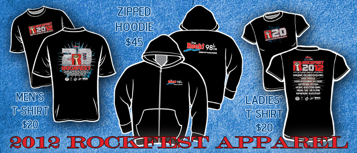 2012 Rockfest Apparel